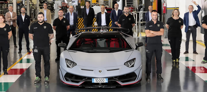 Lamborghini Produced the 10,000th Aventador